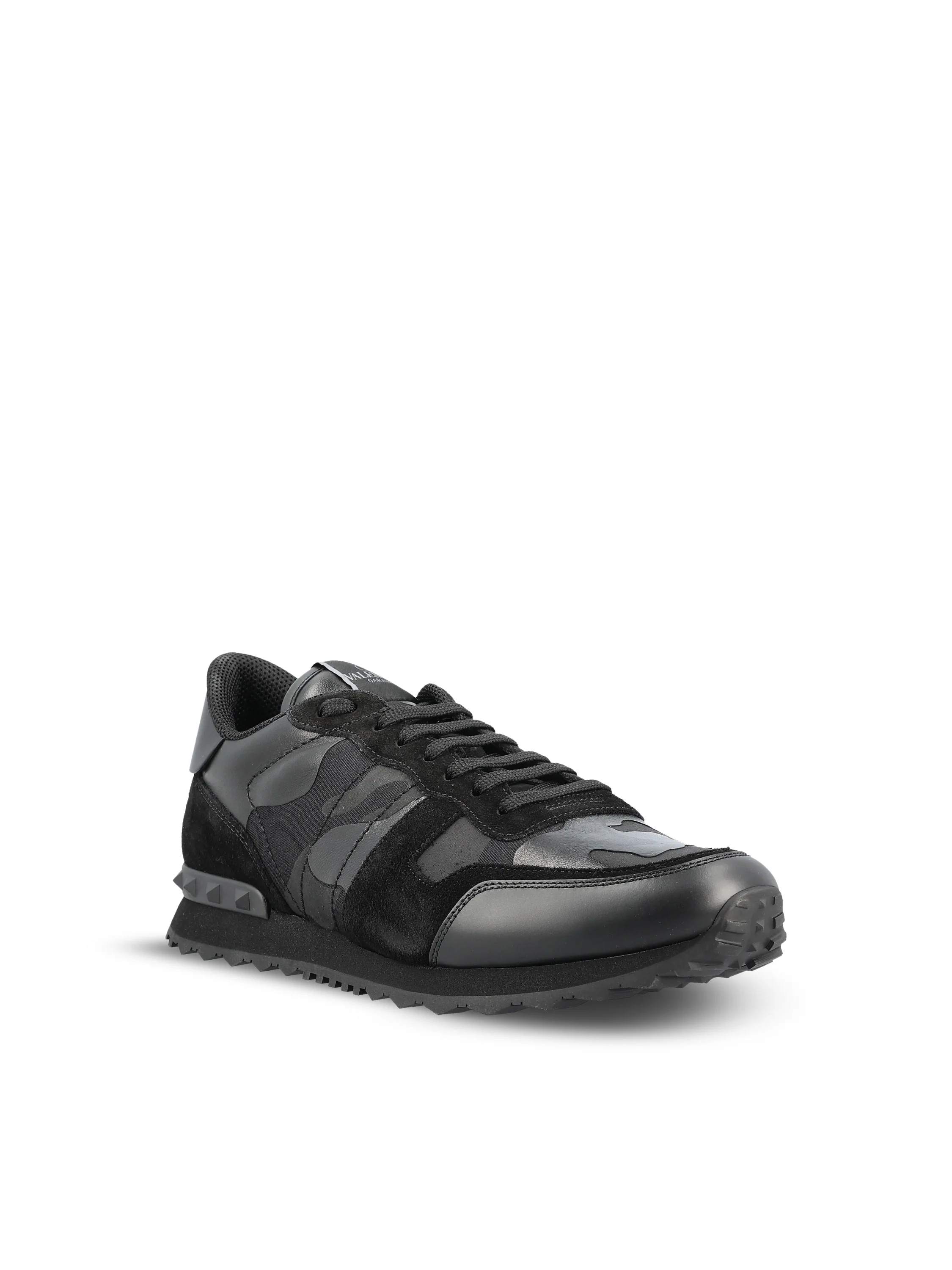 Sneakers in tessuto e pelle. 9Y2S0723NSD 0NO VALENTINO GARAVANI