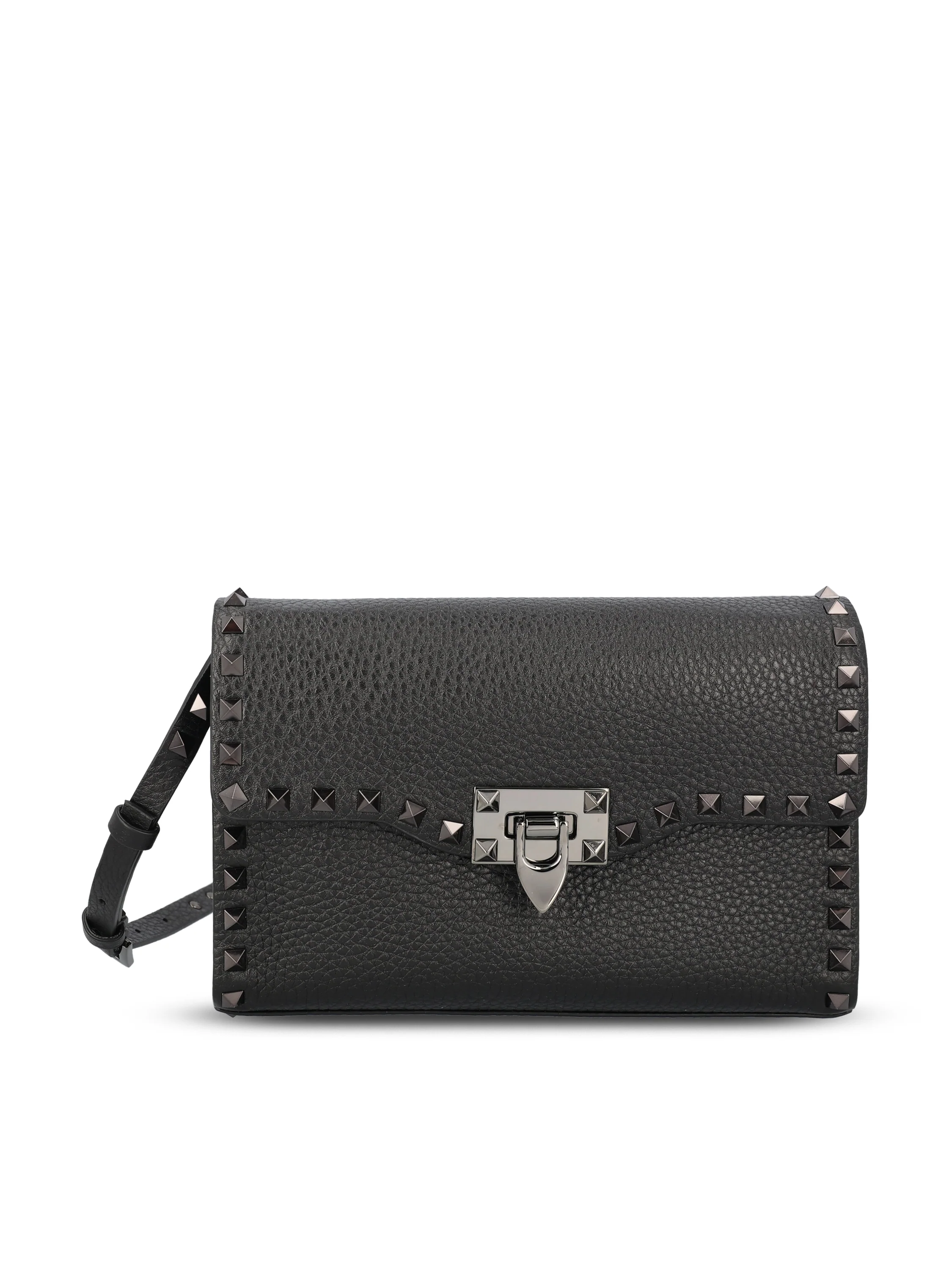 Borsa Rockstud realizzata in pelle di vitello. ZW2B0181HAD 0NO VALENTINO GARAVANI 