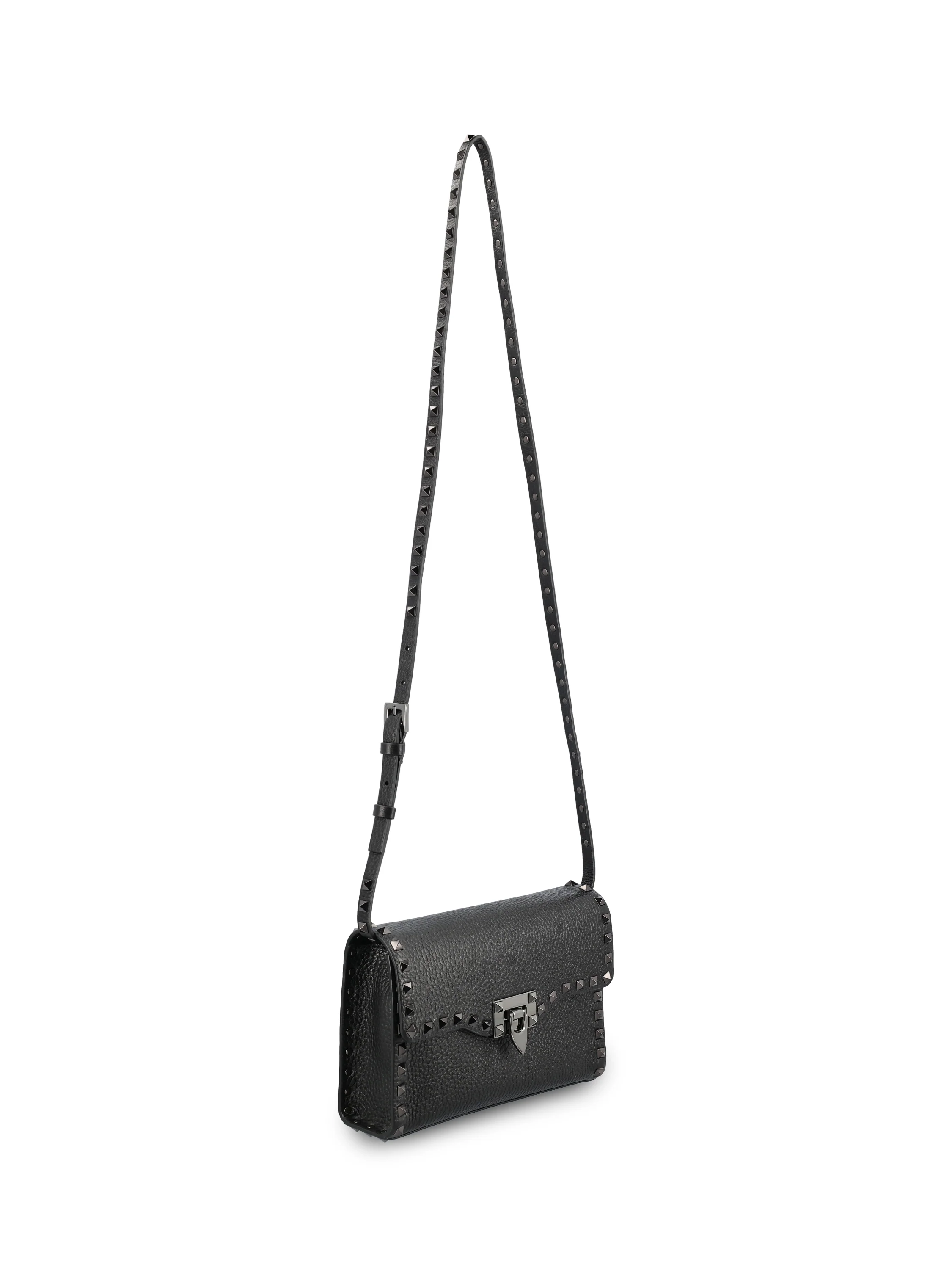 Borsa Rockstud realizzata in pelle di vitello. ZW2B0181HAD 0NO VALENTINO GARAVANI 