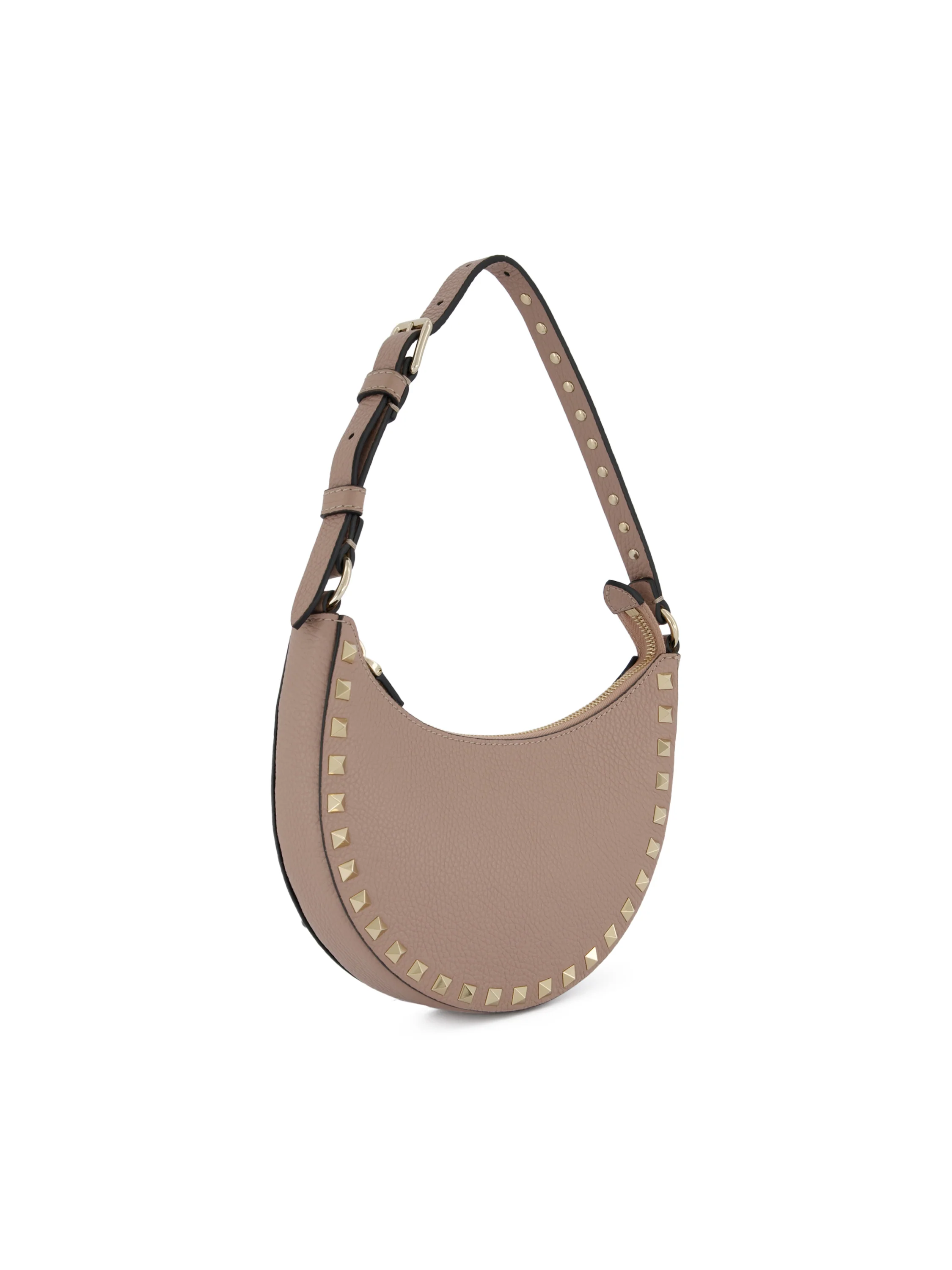 Mini borsa hobo Rockstud in Vitello granato ZW2P0AI7VSH P45 VALENTINO GARAVANI 