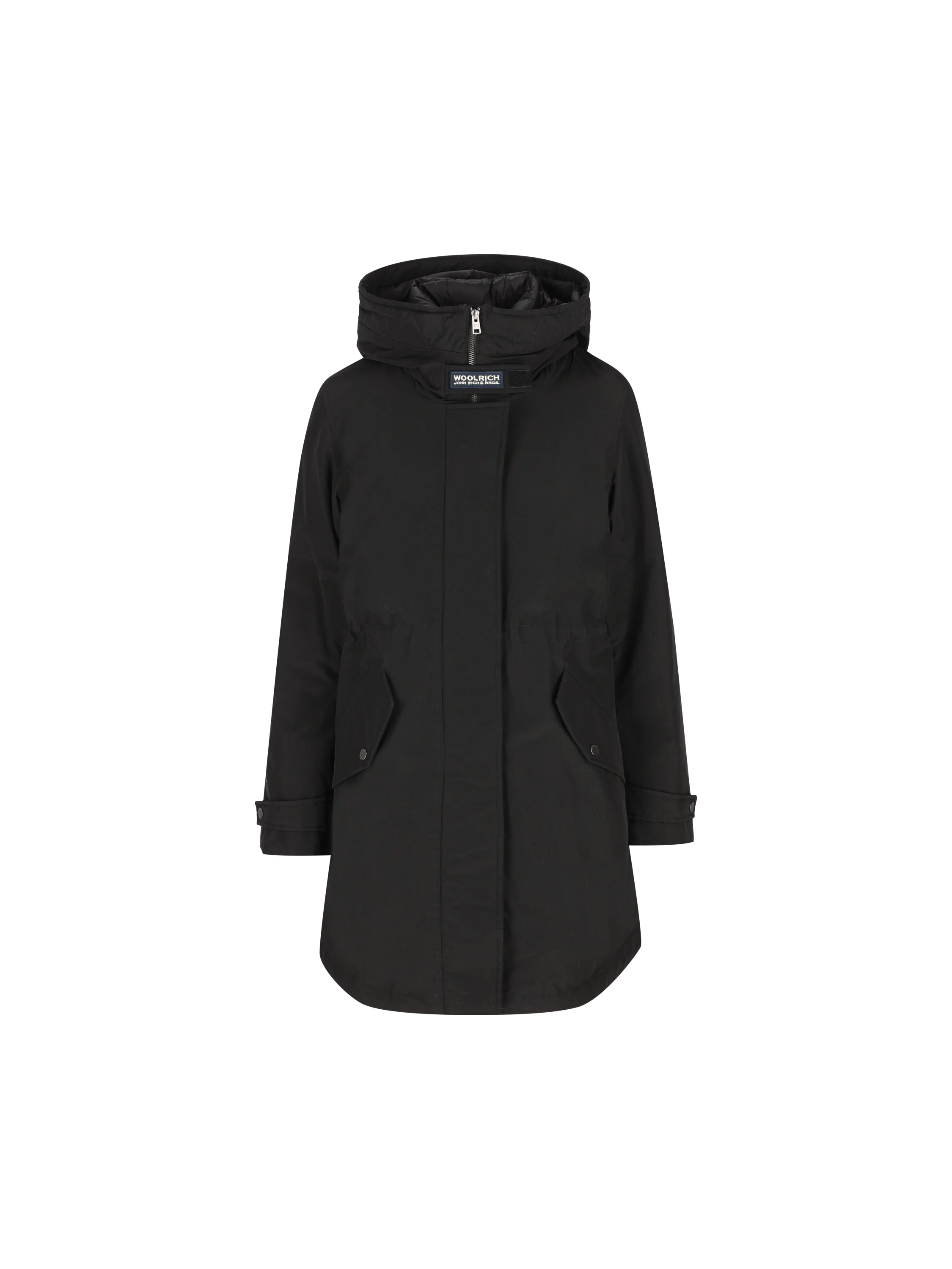 Woolrich Authentic 3 in 1 Parka in Ramar Cloth CFWWOU1105FBUT0001 BLK WOOLRICH 