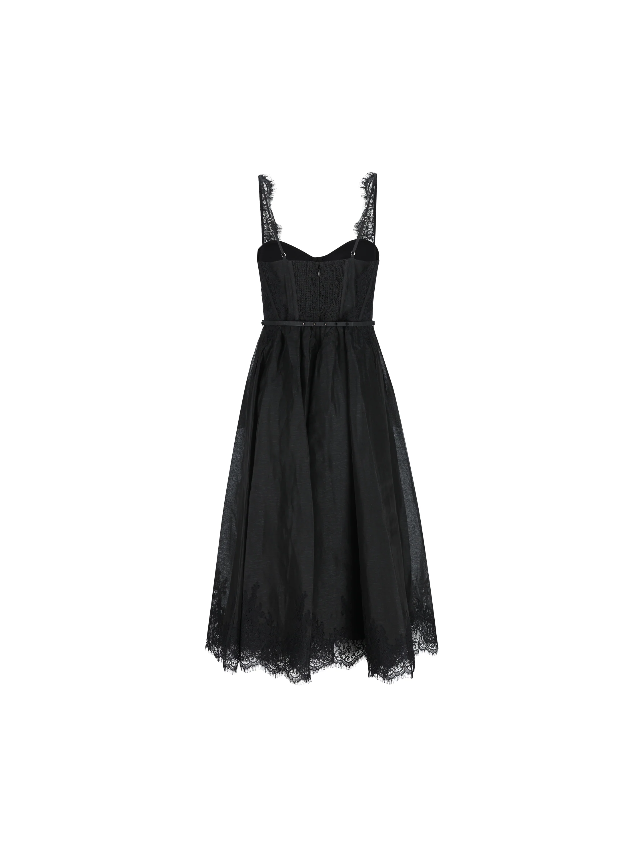 Abito realizzato in lino 0226DF261 BLK ZIMMERMANN