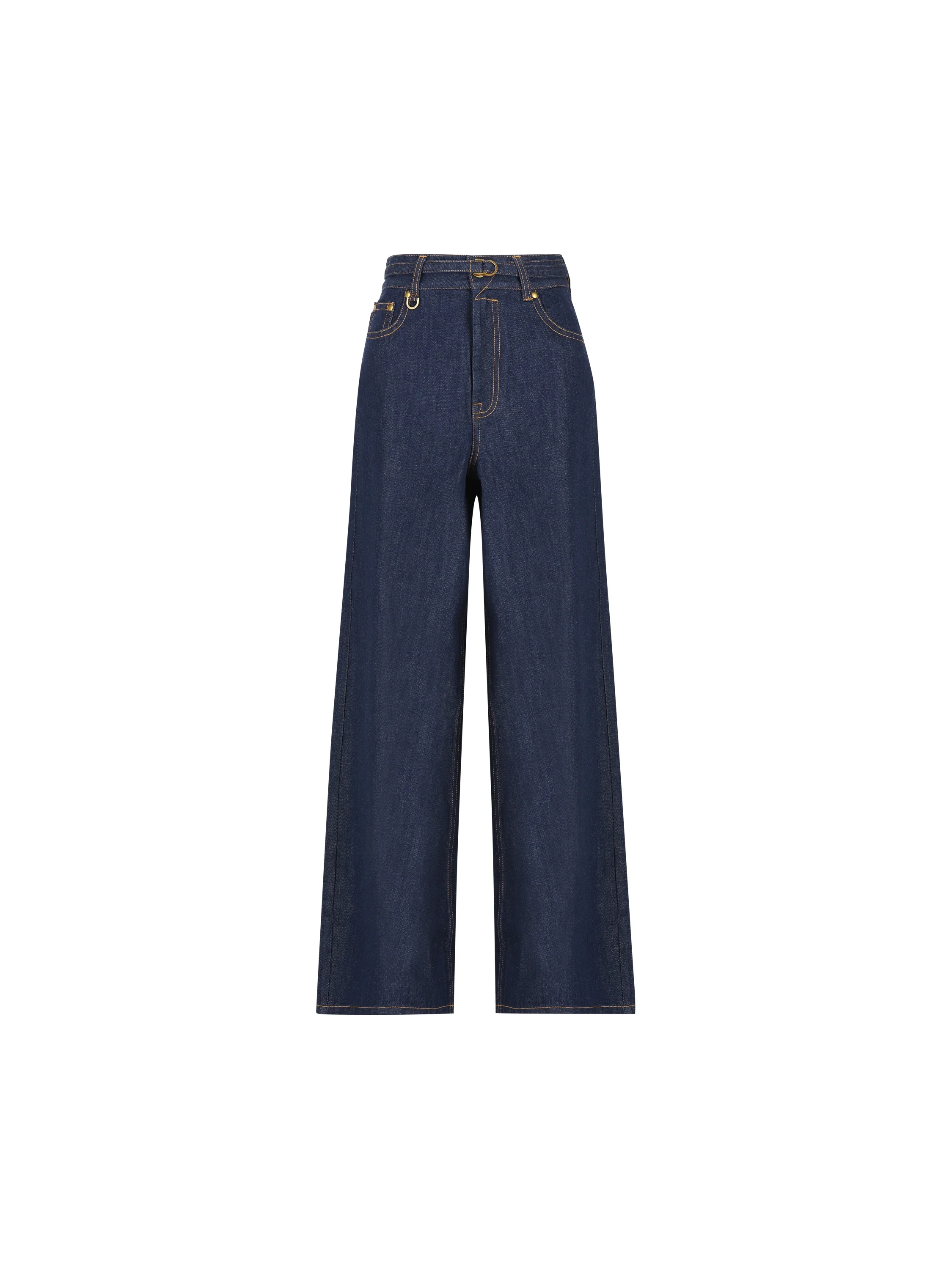 Jeans a Zampa in Denim Blu Harbour con Cintura Rimovibile 0640PF26R HABL ZIMMERMANN 