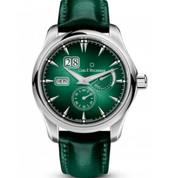 Carl F. Bucherer Manero PowerReserve Stainless Steel Blue Replica Watch 00.10912.08.93.01