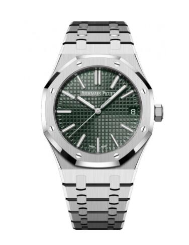 Audemars Piguet Royal Oak Self-Winding 41 Stainless Steel Green Replica Watch 15510ST.OO.1320ST.04