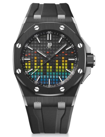 Audemars Piguet Royal Oak Offshore Selfwinding Music Edition Ceramic Black Replica Watch 15600CE.OO.A002CA.01