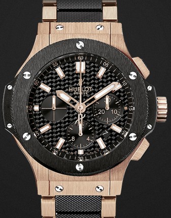 Hublot Replica Watch Big Bang Gold Ceramic Bracelet 44mm 301.PM.1780.PM