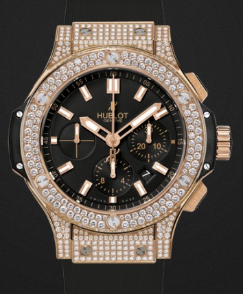 Hublot Replica Watch Big Bang Gold Pavé 44mm 301.PX.1180.RX.1704