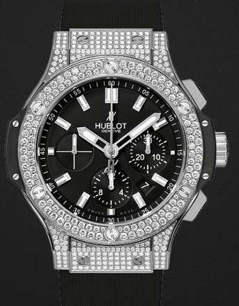 Hublot Replica Watch Big Bang Steel Pavé 44mm 301.SX.1170.RX.1704