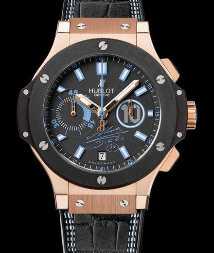 HUBLOT BIG BANG 44MM DIEGO MARADONA GOLD CERAMIC 318.PM.1190.GR.DMA10 Watch