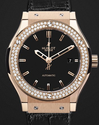Replica Hublot Watch Classic Fusion King Gold Diamonds 45mm 511.OX.1180.LR.1104