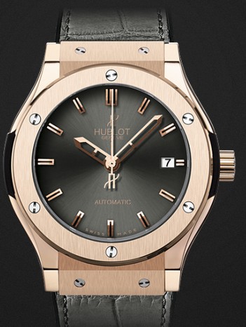 Replica Hublot Watch Classic Fusion King Gold Racing Grey 45mm 511.PX.7080.LR