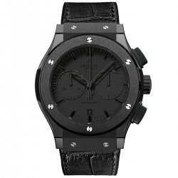 Replica Hublot Classic Fusion 45mm Chronograph All Black 521.CM.1110.LR Watch