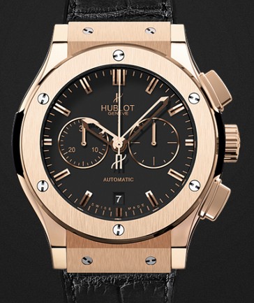 Replica Hublot Watch Classic Fusion Chrono King Gold 45mm 521.OX.1180.LR