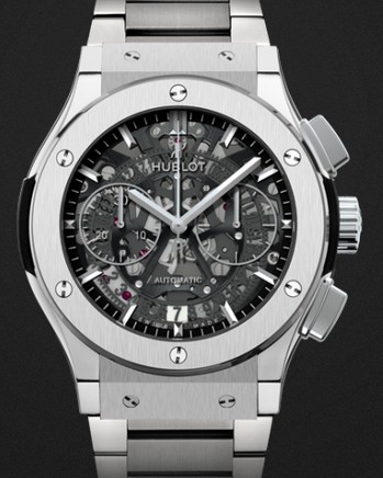 Replica Hublot Watch Classic Fusion Aero Chrono Titanium Bracelet 45mm 525.NX.0170.NX