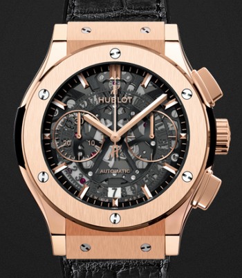 Replica Hublot Watch Classic Fusion Aero Chronograph King Gold 45mm 525.OX.0180.LR