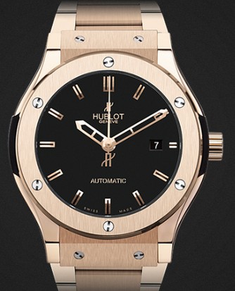 Replica Hublot Watch Classic Fusion King Gold Bracelet 42mm 542.OX.1180.OX