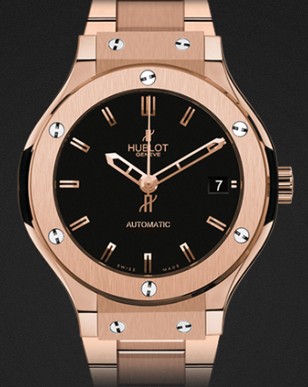 Replica Hublot Watch Classic Fusion King Gold Bracelet 38mm 565.OX.1180.OX