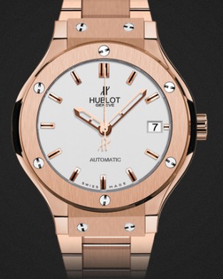 Replica Hublot Watch Classic Fusion King Gold Opalin Bracelet 38mm 565.OX.2610.OX