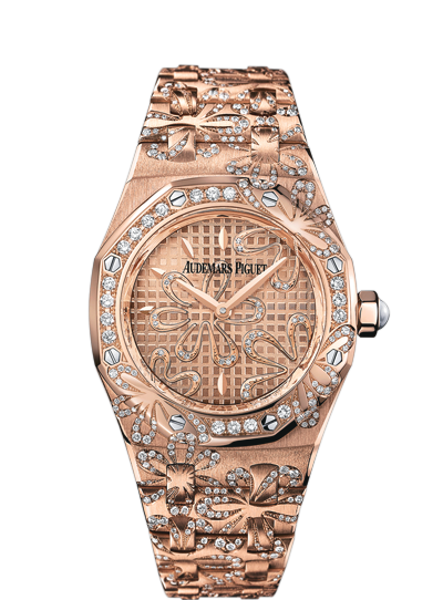 Replica Audemars Piguet LADIES COLLECTION ROYAL OAK OFFSHORE Watch QUARTZ 67617OR.ZZ.1235OR.01