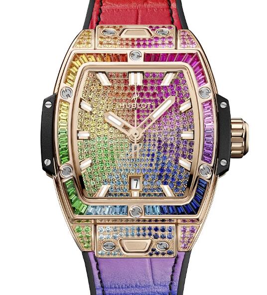 HUBLOT Spirit of Big Bang King Gold Rainbow 32mm Replica Watch 682.OX.9900.LR.0999