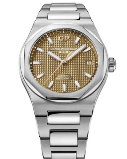 Girard-Perregaux Laureato 38 mm Copper Replica Watch 81005-11-3154-1CM