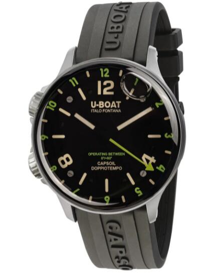 U-Boat Capsoil Doppiotempo SS Green Rehaut Replica Watch 8838