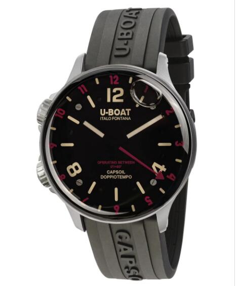 U-Boat Capsoil Doppiotempo SS Red Rehaut Replica Watch 8839 U-Boat Capsoil Doppiotempo SS Red Rehaut Replica Watch 8839