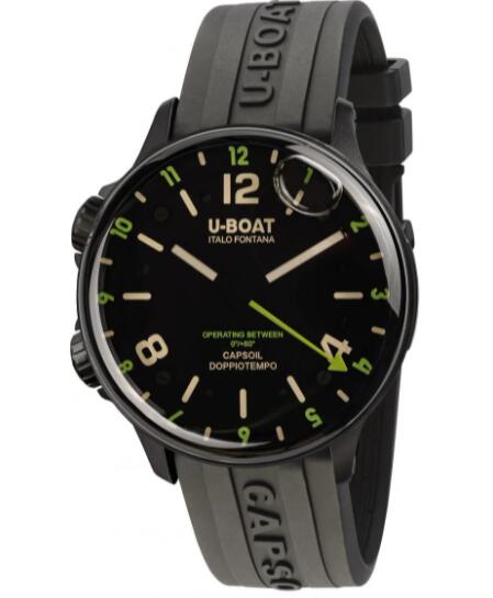 U-Boat Capsoil Doppiotempo DLC Green Rehaut Replica Watch 8840 U-Boat Capsoil Doppiotempo DLC Green Rehaut Replica Watch 8840