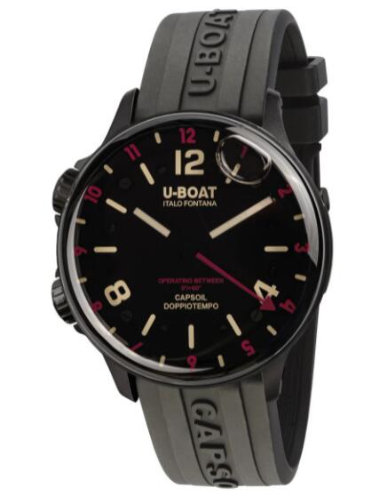 U-Boat Capsoil Doppiotempo DLC Red Rehaut Replica Watch 8841 U-Boat Capsoil Doppiotempo DLC Red Rehaut Replica Watch 8841