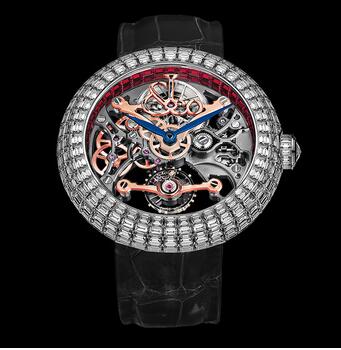 Jacob & Co. Brilliant Skeleton Full Baguette Partial Rubies Replica Watch BS530.30.DR.CB.A