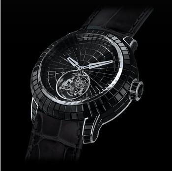 Jacob & Co. Caviar Tourbillon Baguette Black Diamonds Replica Watch CV201.30.BS.BS.A Jacob & Co. Caviar Tourbillon Baguette Black Diamonds Replica Watch CV201.30.BS.BS.A