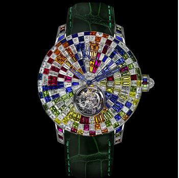 Jacob & Co. Caviar Tourbillon Arlequino Baguette Replica Watch CV201.30.HX.HX.A Jacob & Co. Caviar Tourbillon Arlequino Baguette Replica Watch CV201.30.HX.HX.A