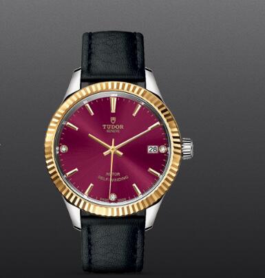 Replica Watch TUDOR STYLE 34 MM Steel Case diamond-set dial m12313-0024 Replica Watch TUDOR STYLE 34 MM Steel Case diamond-set dial m12313-0024