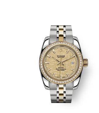 Tudor Classic Date Watch Replica 28 mm steel case Diamond-set bezel m22023-0009 Tudor Classic Date Watch Replica 28 mm steel case Diamond-set bezel m22023-0009