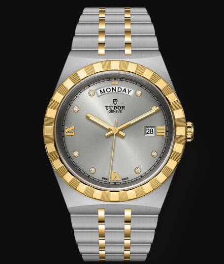 New Tudor Royal Watch Cheap Price 41 mm steel case Diamond-set dial Replica watch m28603-0002 New Tudor Royal Watch Cheap Price 41 mm steel case Diamond-set dial Replica watch m28603-0002