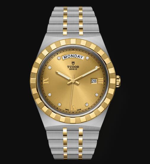 New Tudor Royal Watch Cheap Price 41 mm steel case Diamond-set dial Replica watch m28603-0006 New Tudor Royal Watch Cheap Price 41 mm steel case Diamond-set dial Replica watch m28603-0006