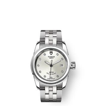 Cheap Tudor Glamour Date Review Replica Watch 26 mm steel case Diamond-set dial m51000-0002 Cheap Tudor Glamour Date Review Replica Watch 26 mm steel case Diamond-set dial m51000-0002