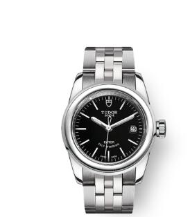 Cheap Tudor Glamour Date Review Replica Watch 26 mm steel case Black dial m51000-0009 Cheap Tudor Glamour Date Review Replica Watch 26 mm steel case Black dial m51000-0009