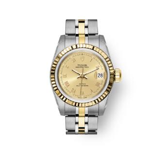 Buy Tudor Princess Date Replica Watch 25 mm steel case Yellow gold bezel m92413-0017